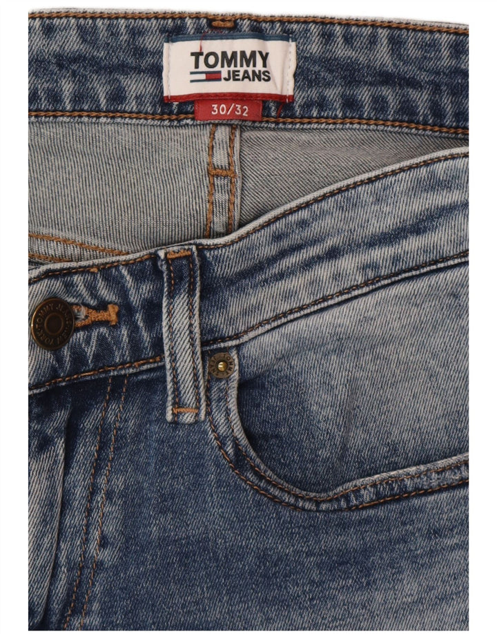 TOMMY HILFIGER Jeans slim da uomo W30 L32 Blu