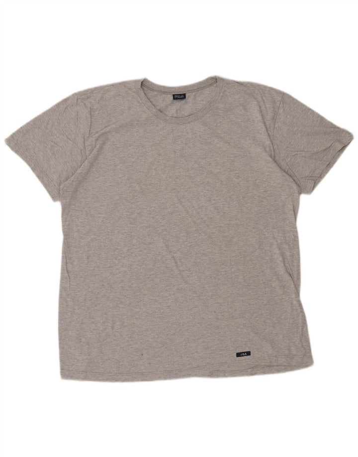 FILA Womens T-Shirt Top UK 18 XL Grey