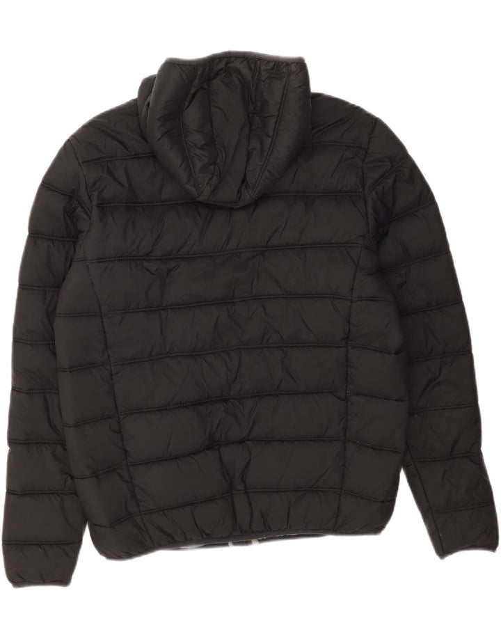 Brugi Mens Hooded Padded Jacket IT 52 XL Black Polyamide