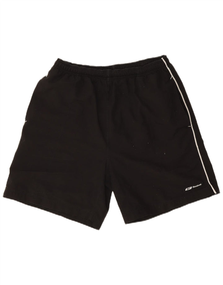 Reebok Mens Swimming Shorts Medium Black Polyester