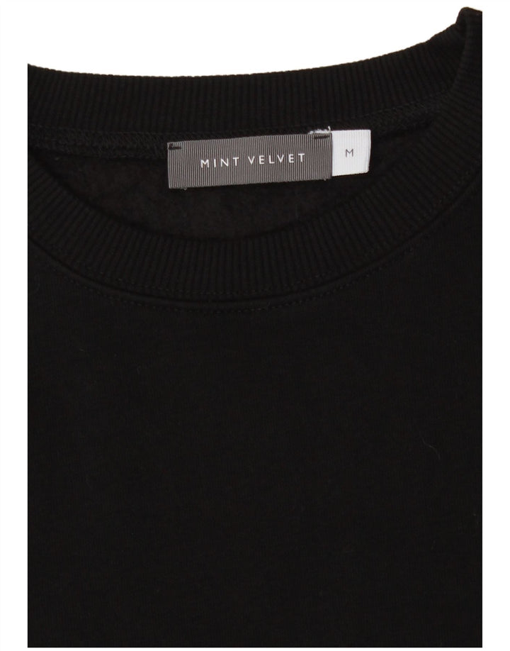 MINT VELVET Sweat-shirt pour femme UK 14 Medium Noir