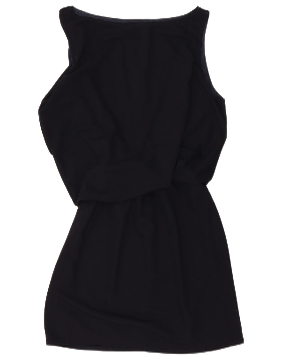 Zara Robe fourreau sans manches pour femme UK 44 Bleu marine moyen