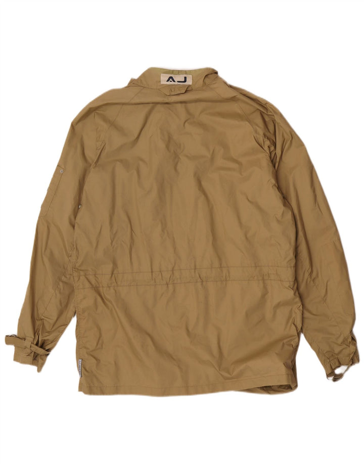 Armani Jeans Mens Utility Jacket IT 54 XL Beige Polyamide