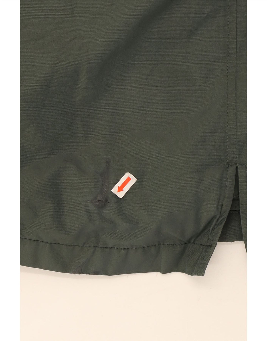 TRUSSARDI JEANS Mens Hooded Padded Jacket IT 46 Small Khaki Cotton Vintage Trussardi Jeans and Second-Hand Trussardi Jeans from Messina Hembry 