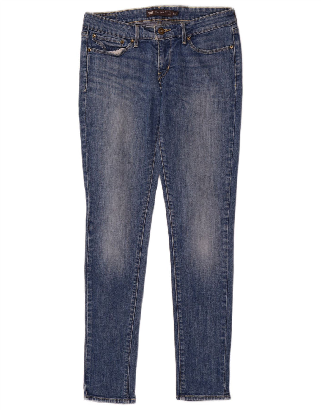 Levi's Womens Slight Curve Skinny Jeans US 6 Medium W28 L30 Blue
