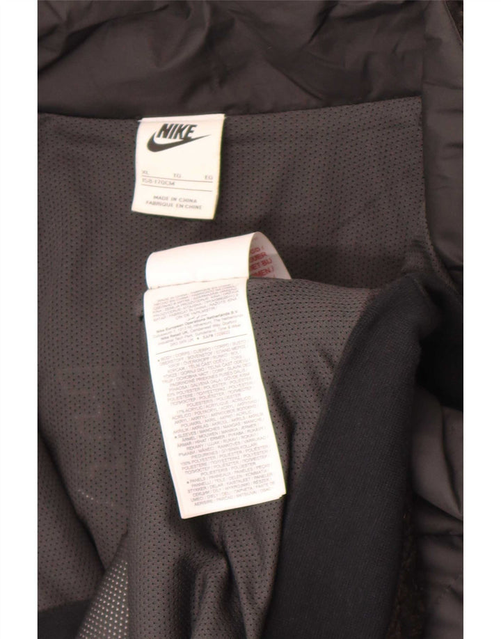 Nike Boys Pullover polár dzseki 13-14 éves XL fekete poliészter
