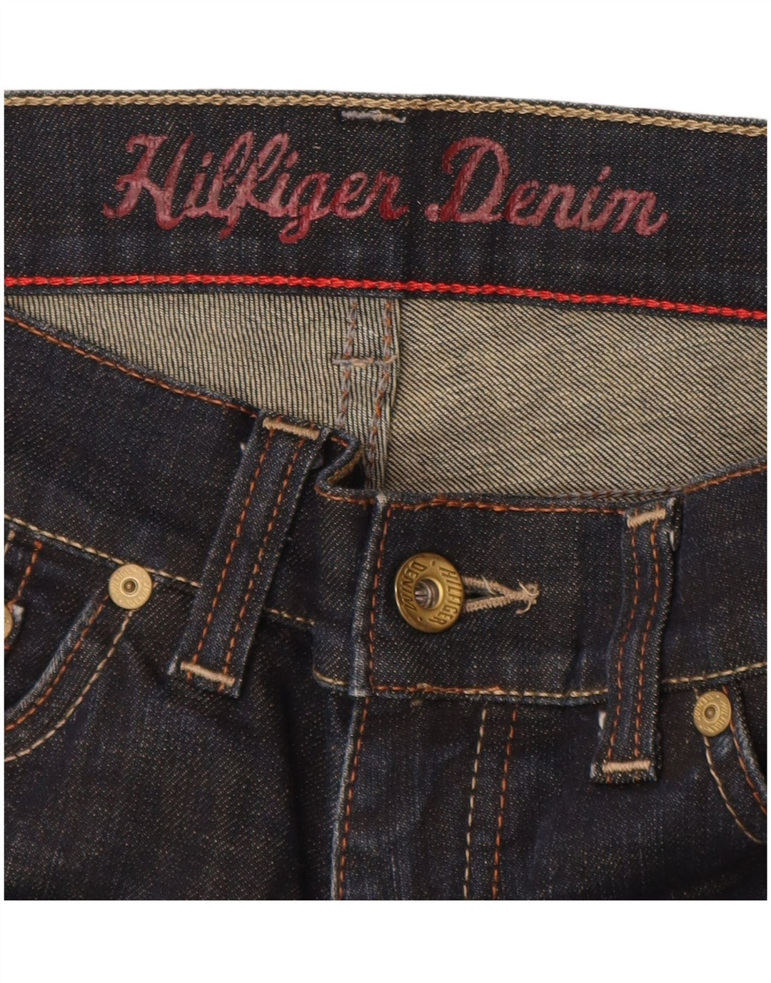 TOMMY HILFIGER Slim Jeans til kvinder W26 L32 Marineblå