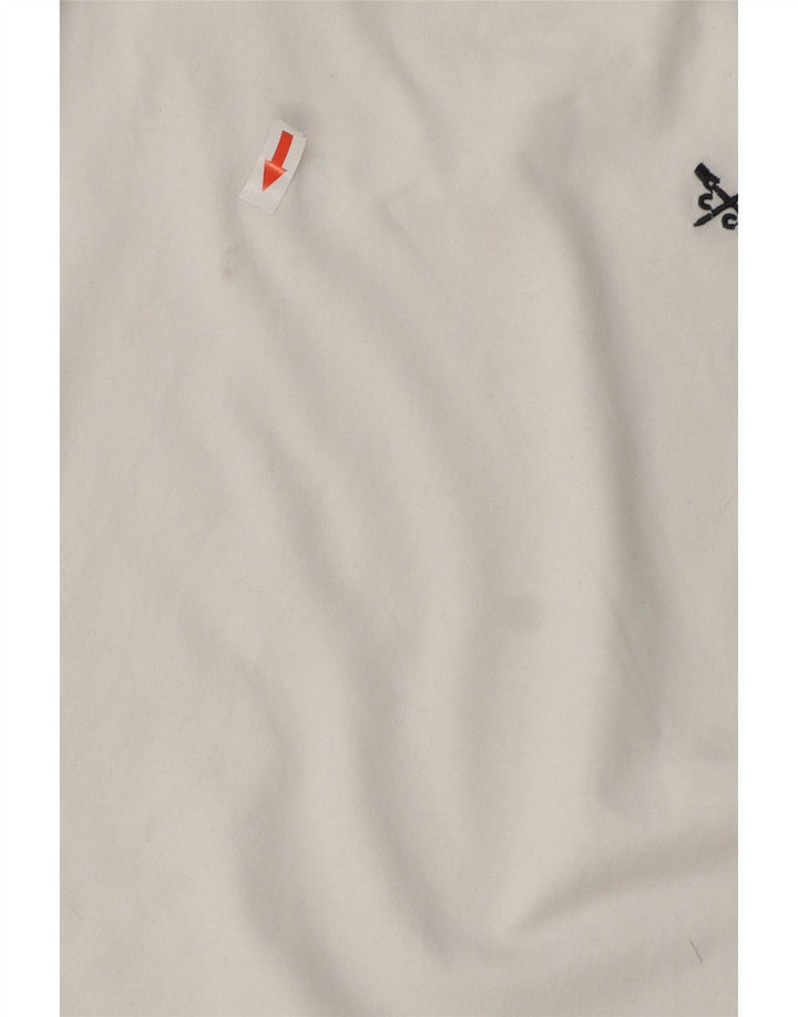 Crew Clothing Mens T-Shirt Top Large White Cotton