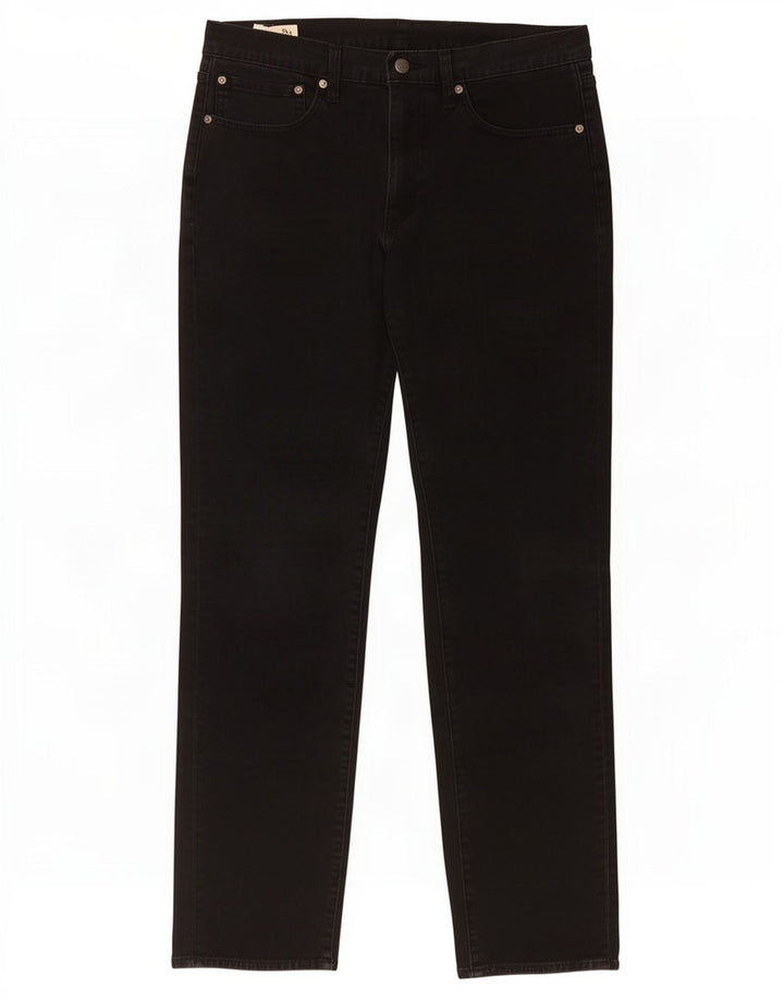 Męskie jeansy Levi's 511 Slim W34 L34 Czarna bawełna