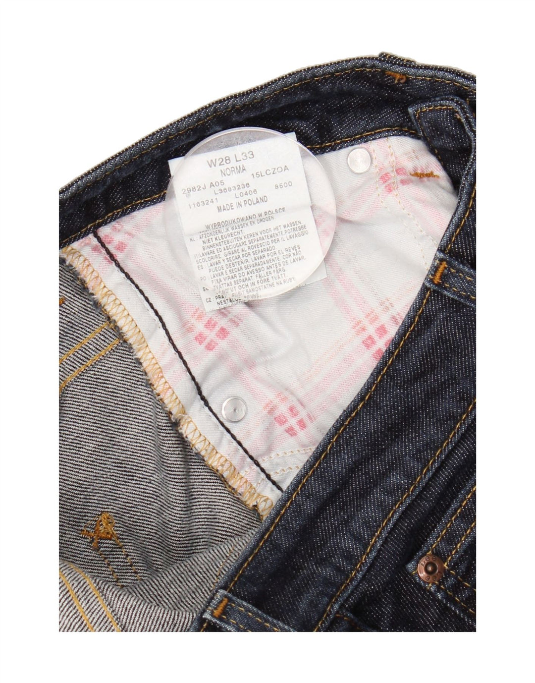 LEE Womens Norma Slim Jeans W28 L33 Navy Blue Cotton Vintage Lee and Second-Hand Lee from Messina Hembry 