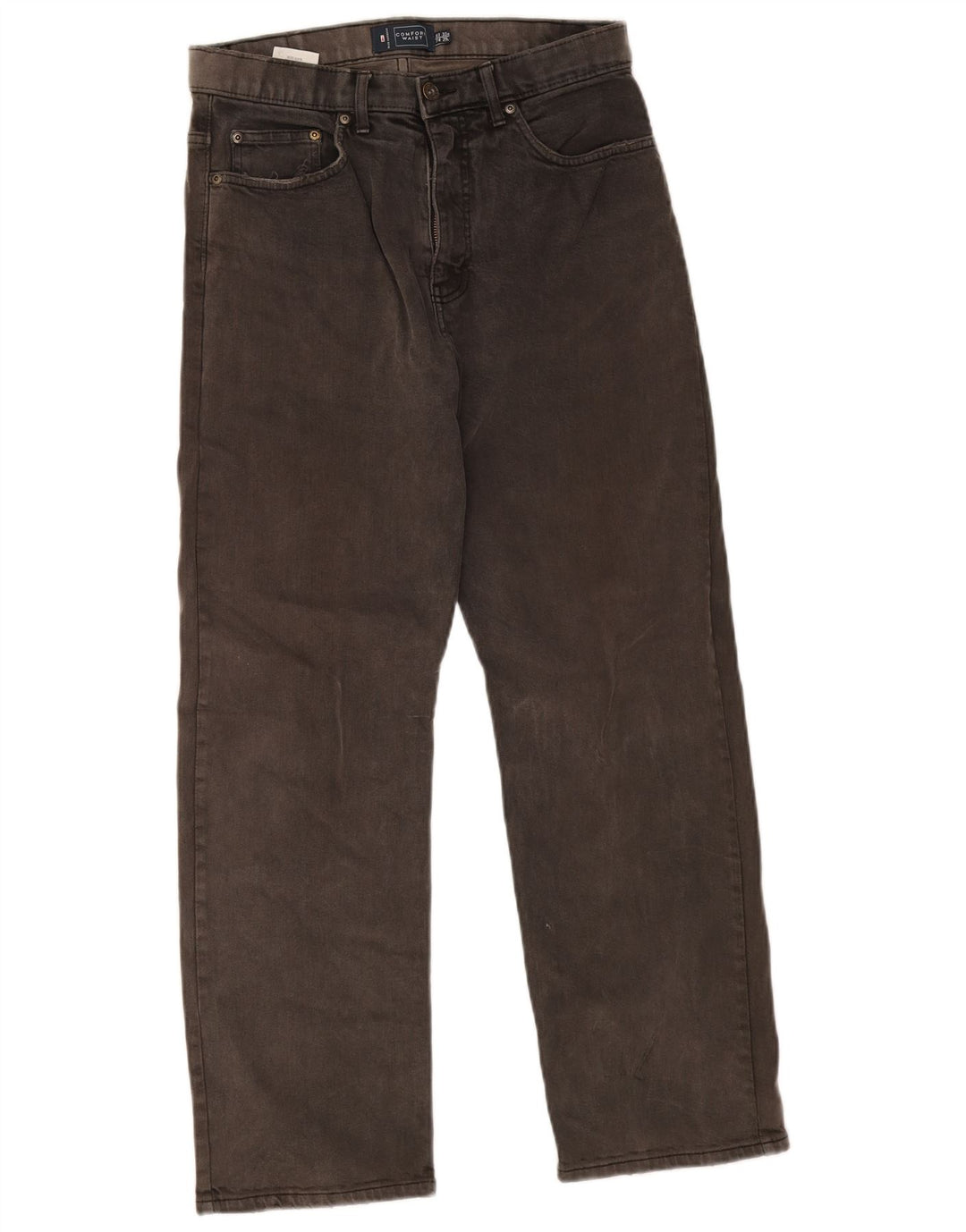Marks & Spencer Mens Blue Harbour Straight Jeans W32 L29 Grey Cotton