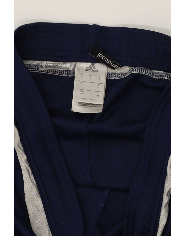 Adidas Herre Climacool Leggings Small Navy Blue Polyester