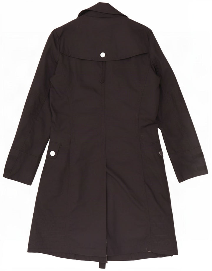 Max & Co. Gabardina para mujer UK 10 Small Poliéster negro