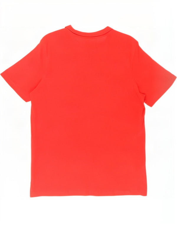 Adidas Mens Graphic T-Shirt Top Large Red Cotton