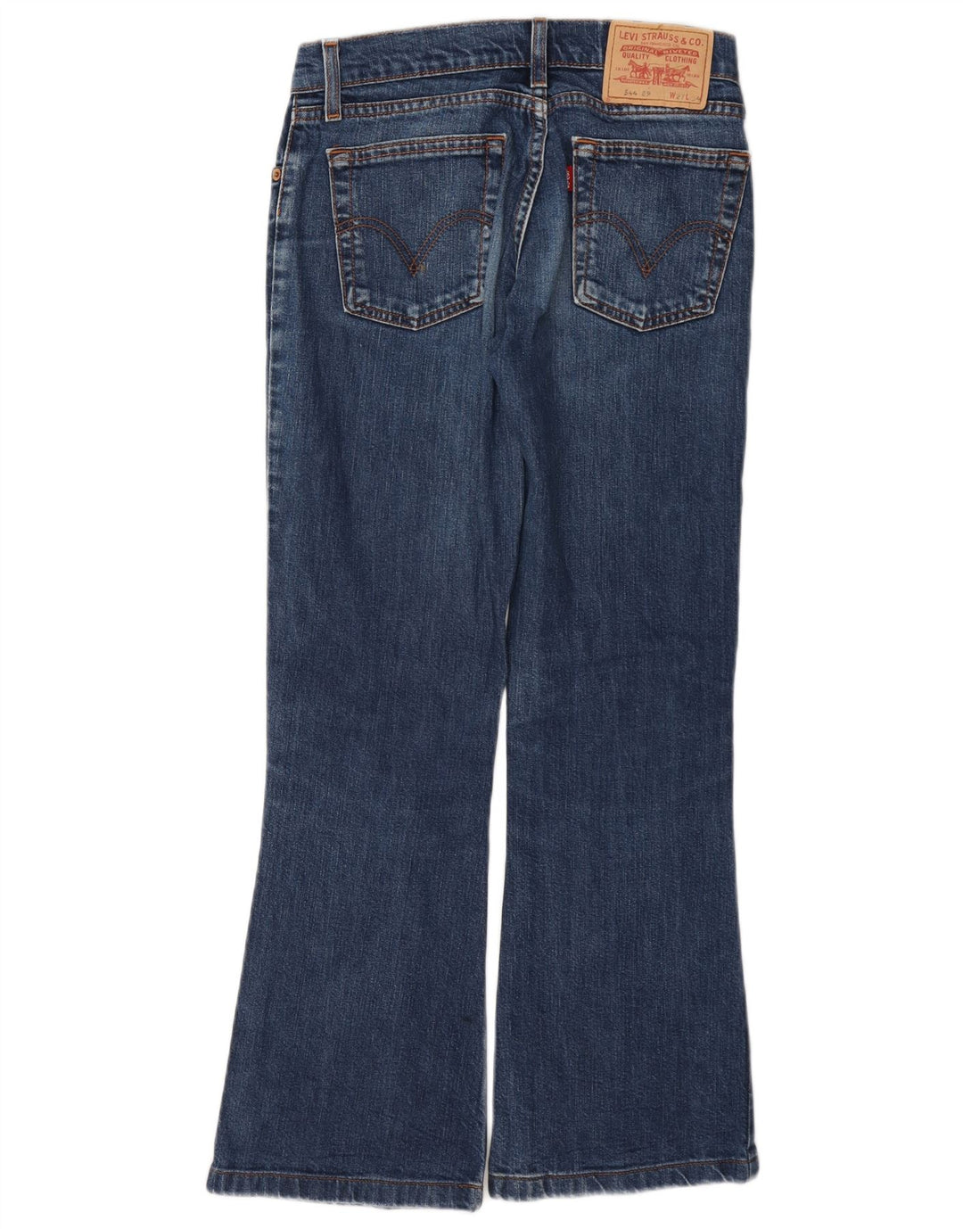 Levi's Womens 544 Bootcut Jeans W27 L28 Blue