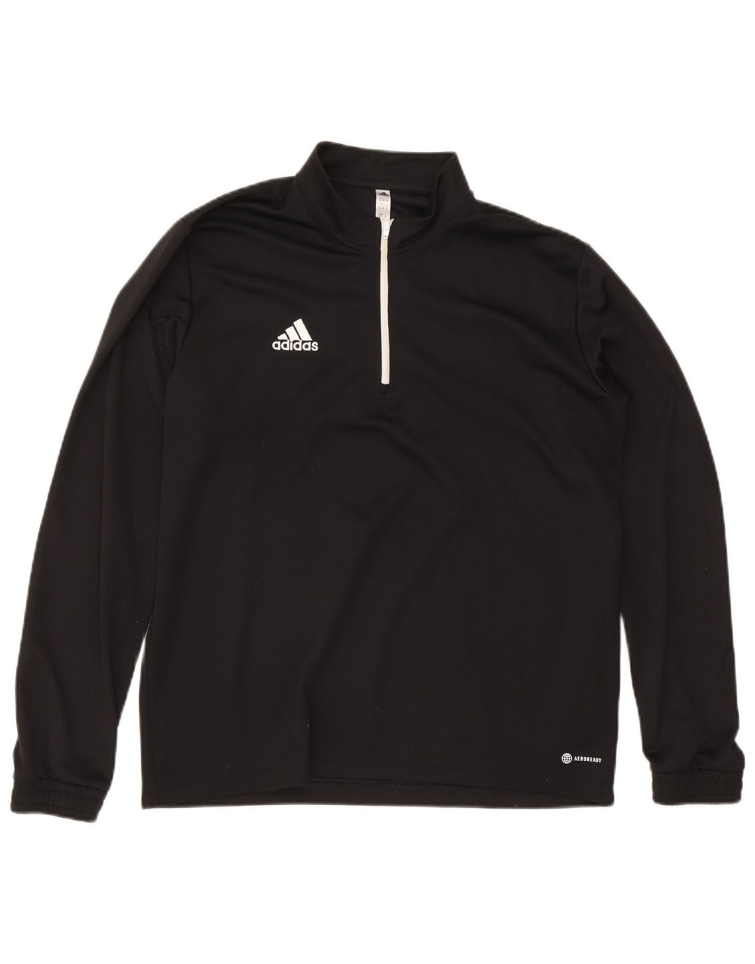 Adidas Mens Aeroready Zip Neck Pullover Treino Top XL Preto Poliéster