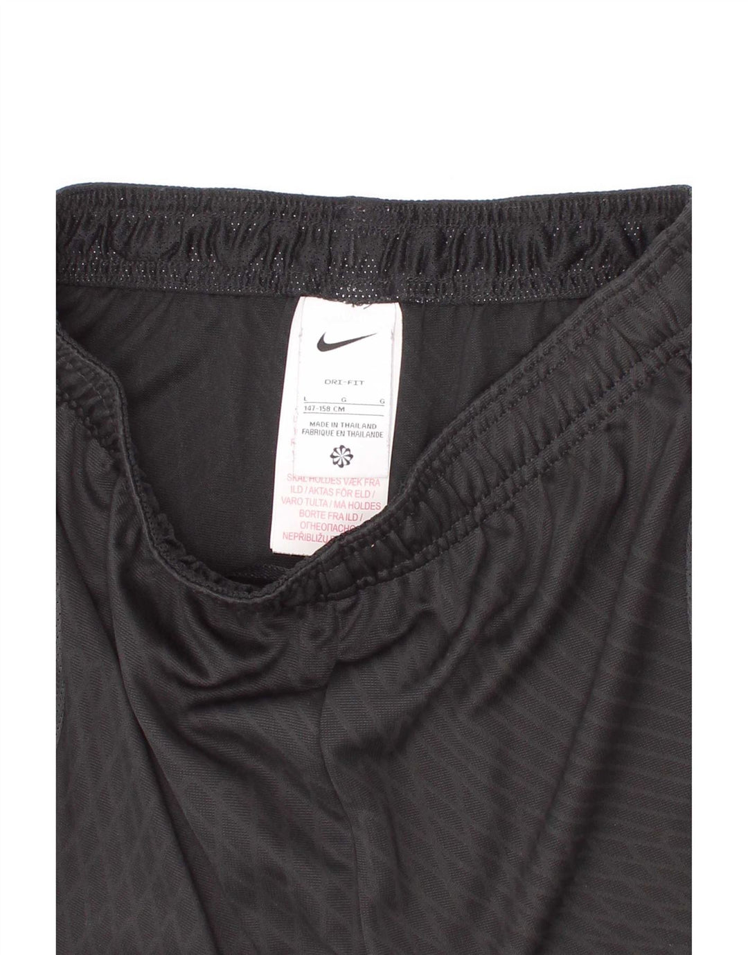Nike Drenge Dri Fit Sportshorts 12-13 år Stor sort ternet polyester