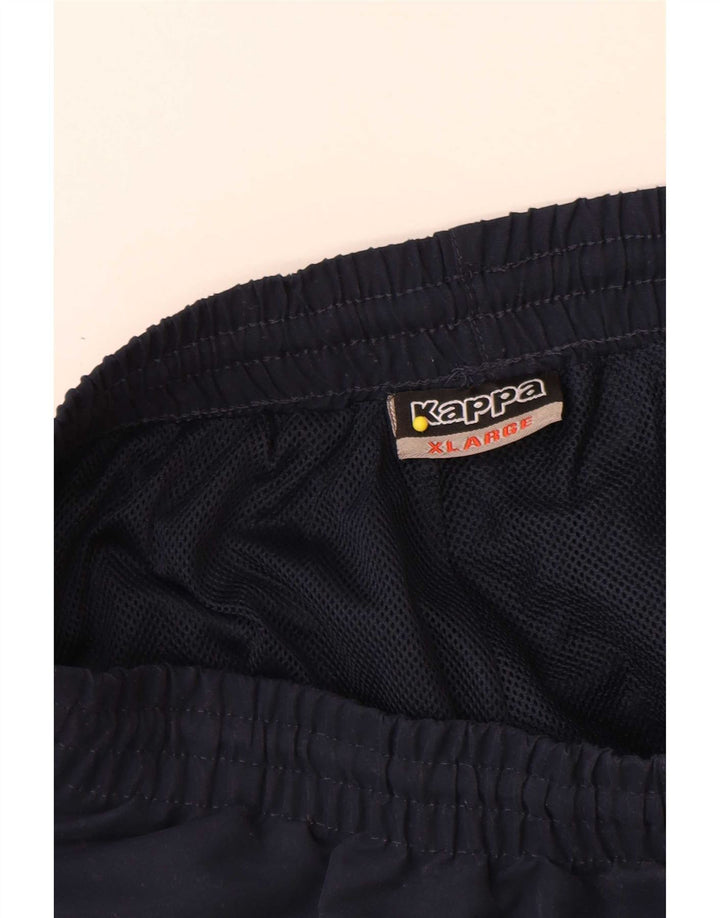 Kappa Pantalon de Survêtement Capri Homme XL Bleu Marine Polyester