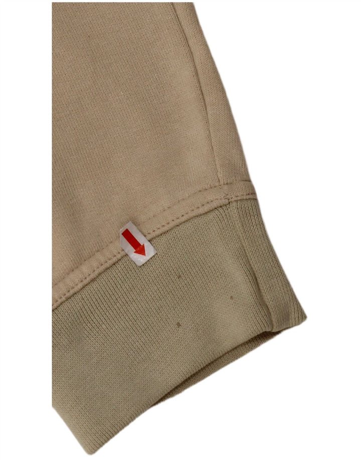 ARENA Mens Zip Hoodie Sweater XL Beige
