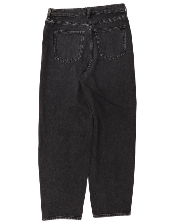 Cos Womens High Rise Tapered Jeans W26 L27 Grey Cotton