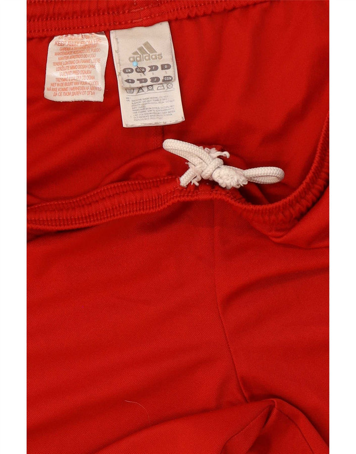 Adidas Mens Sport Shorts Small Red Polyester