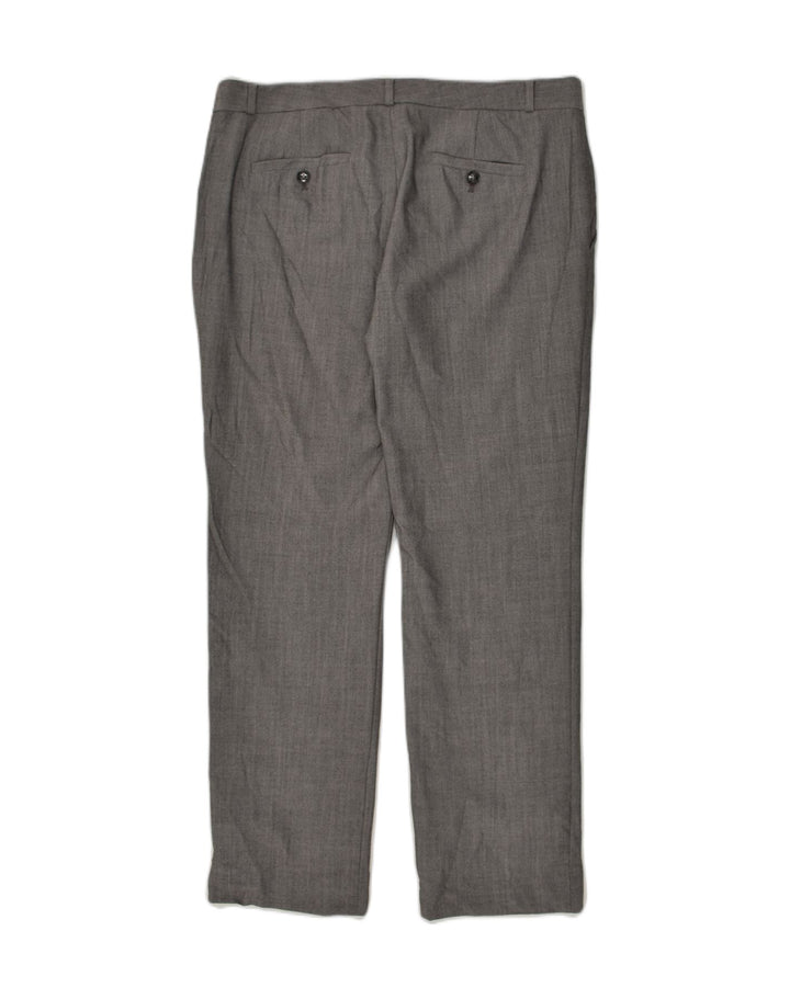 BANANA REPUBLIC Womens Slim Suit Trousers US 10 Large W36 L30 Grey | Vintage Banana Republic | Thrift | Second-Hand Banana Republic | Used Clothing | Messina Hembry 