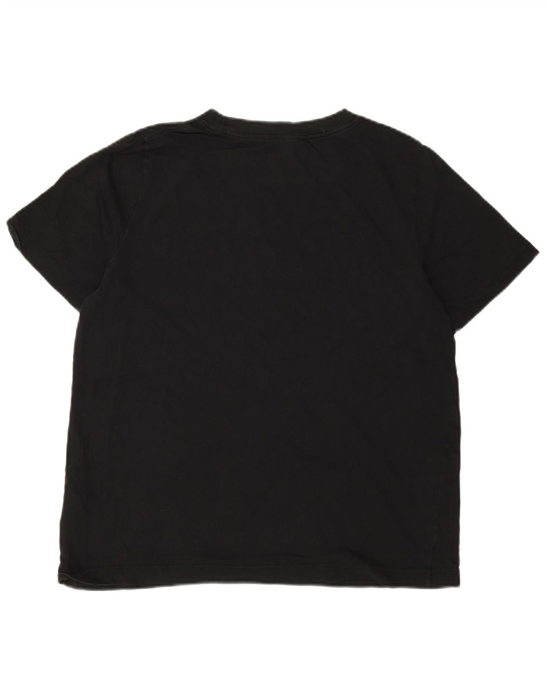 T-shirt da uomo Cos Top in cotone nero medio