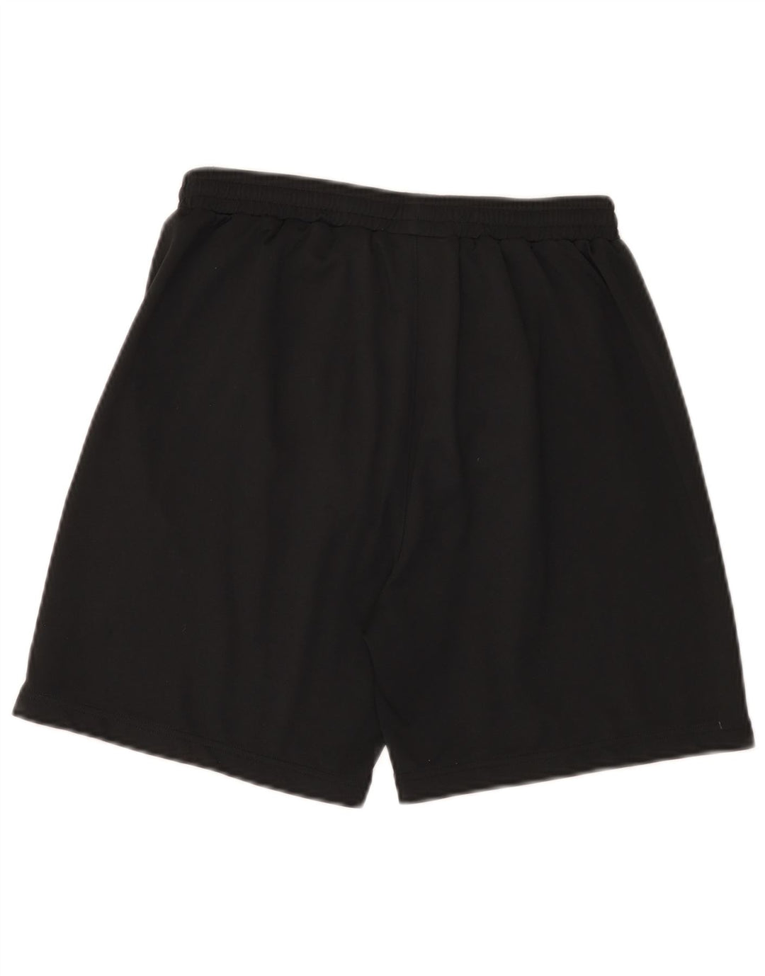 Pantaloncini da bagno vintage da uomo piccoli in poliestere nero