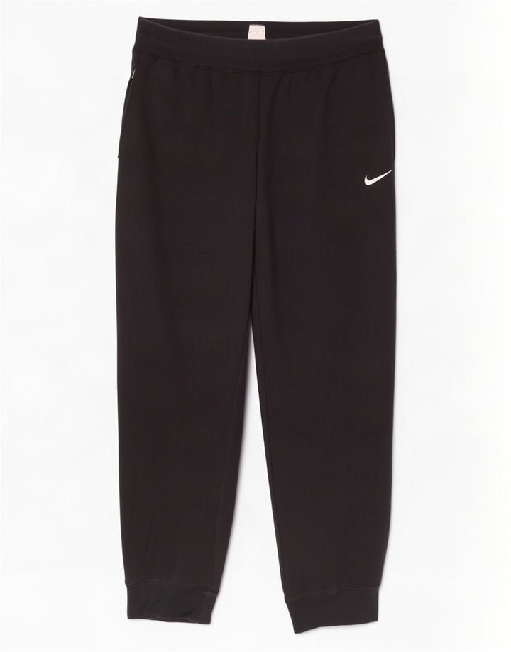 Męskie spodnie dresowe Nike, joggery, średnia czarna bawełna