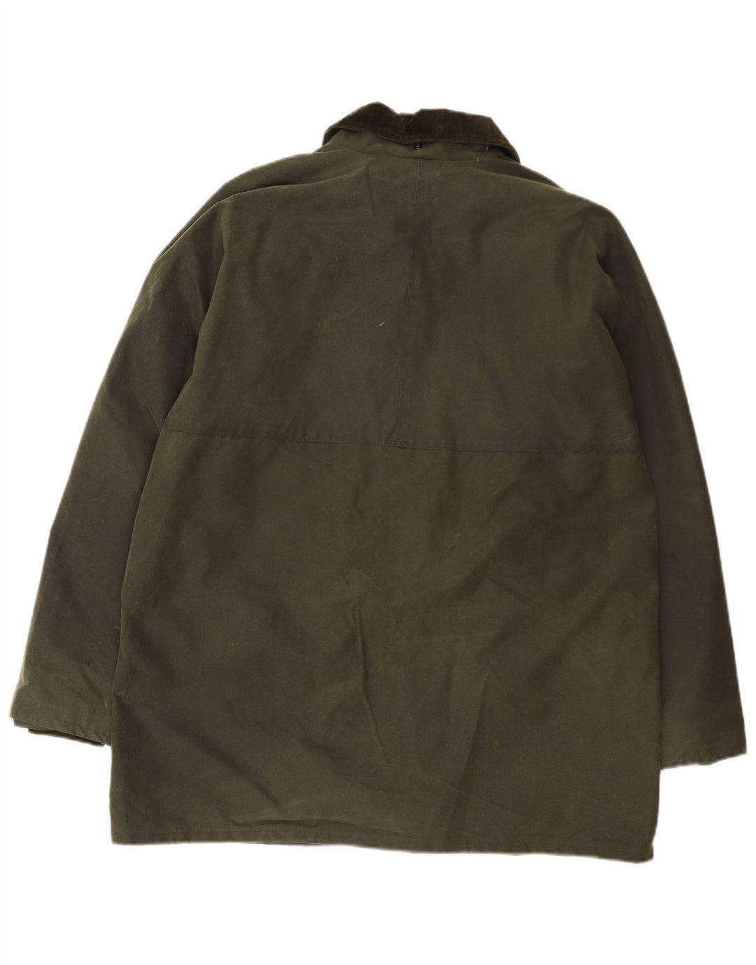 Vintage Womens Waxed Cotton Jacket UK 20 2XL Green