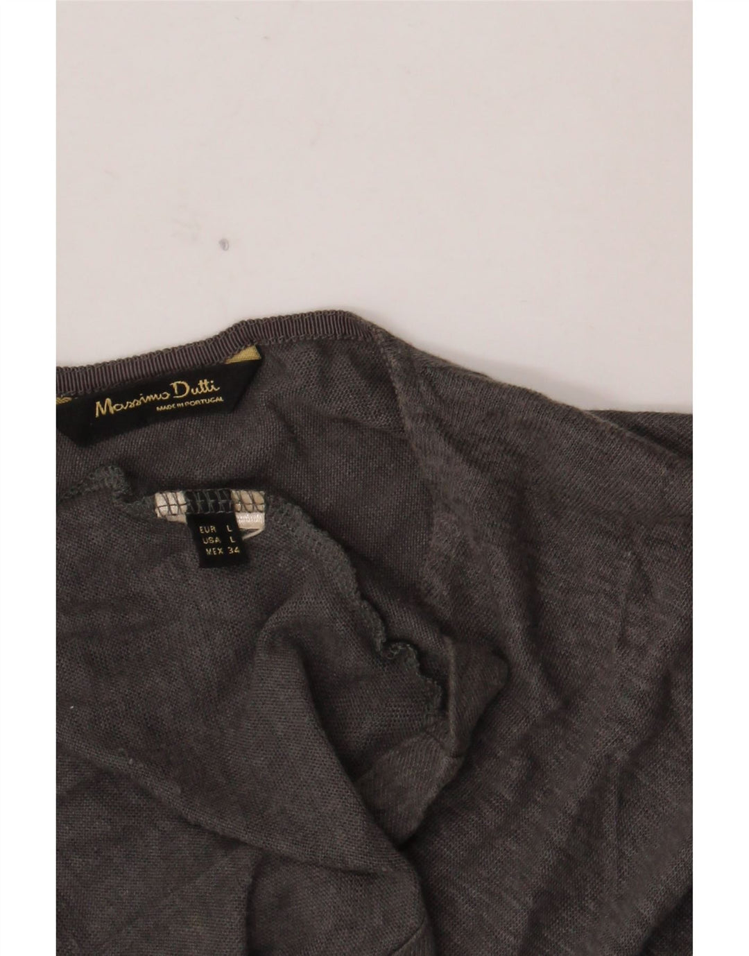 Massimo Dutti Chemisier pour femme UK 16 Large Gris