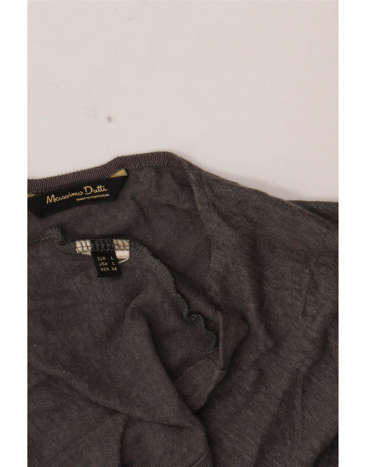 Massimo Dutti Chemisier pour femme UK 16 Large Gris