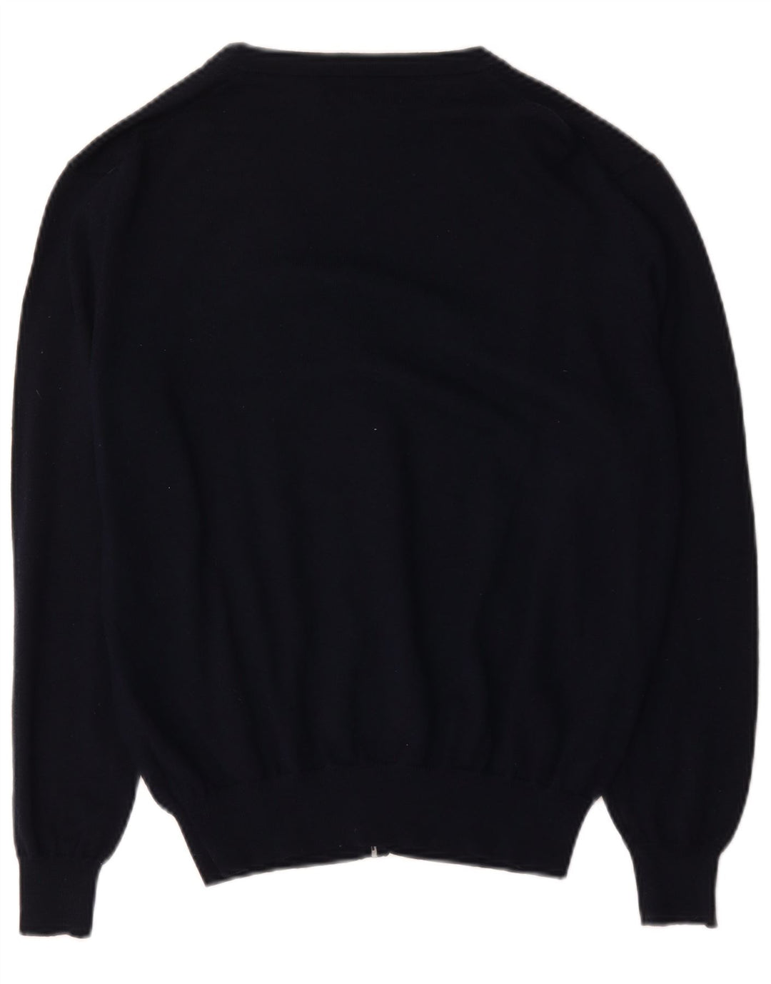 Marks & Spencer Mens Cardigan Sweater Large Navy Blue Acrylic