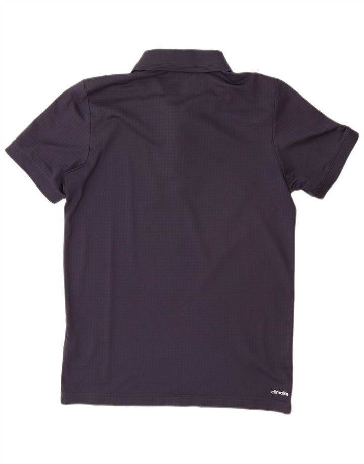 Adidas Climalite poloshirt til mænd, lille marineblå polyester