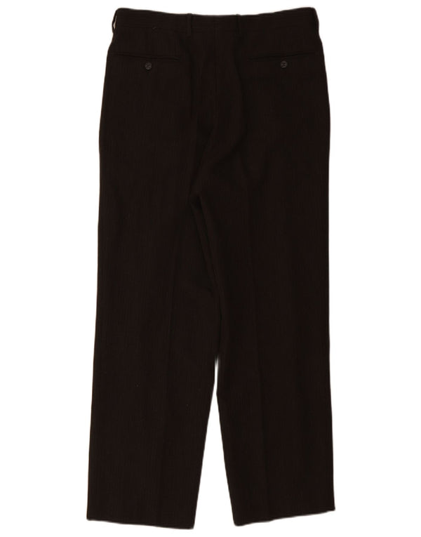 vintage Mens Pegged Suit Pantalon IT 50 Large W32 L28 Marron