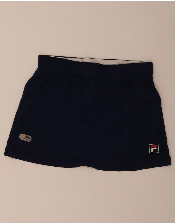 Fila Womens Tennis Skirt UK 10 Small Navy Blue Polyester