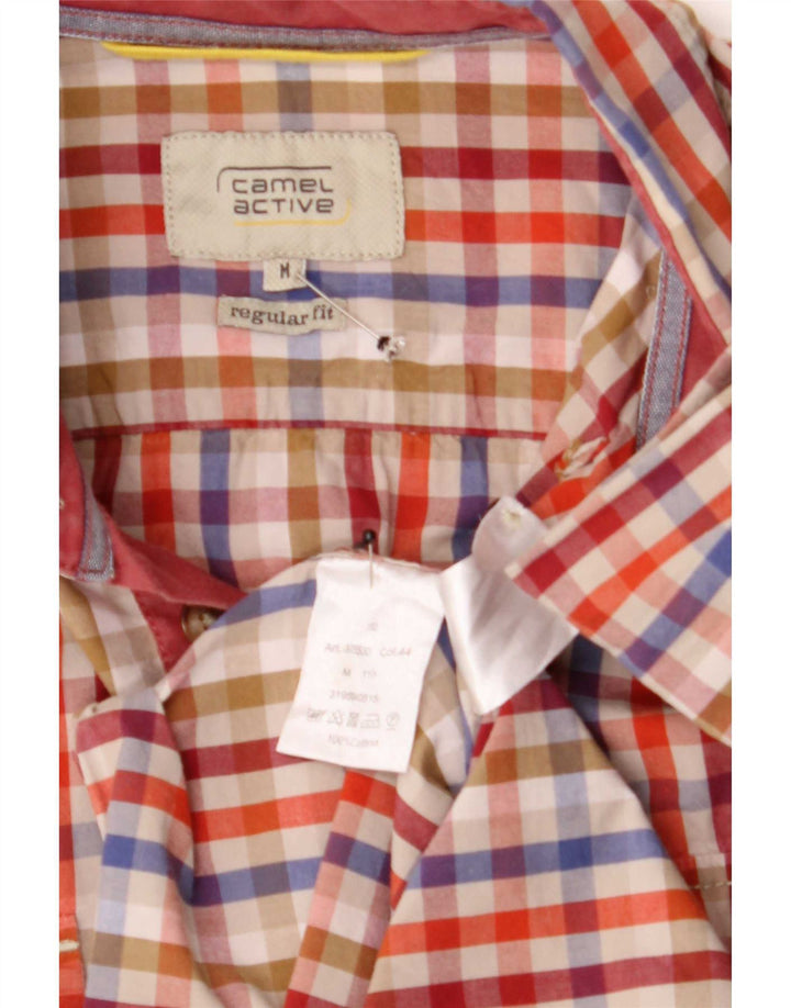 Camel Active Herre Regular Fit skjorte Medium Multicolored Gingham Cotton