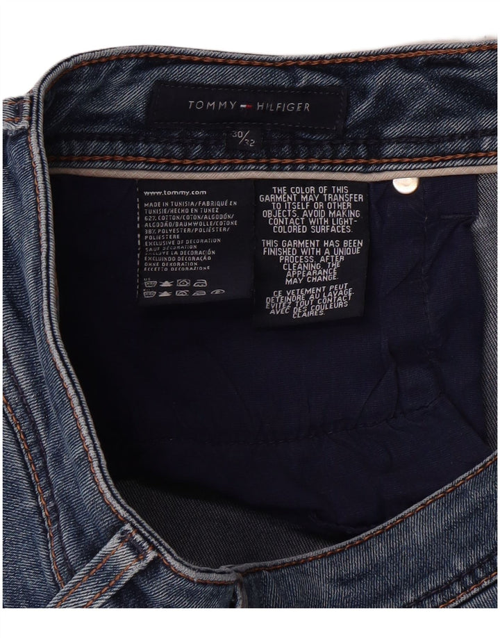 TOMMY HILFIGER Womens Slim Jeans W30 L32 Blue Cotton