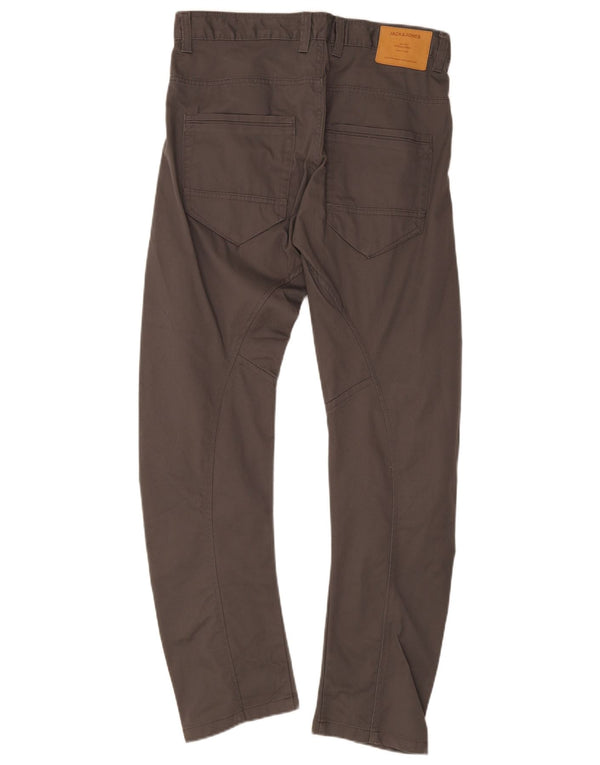 Jack & Jones Mens Banana Casual Pantalones W32 L34 Poliéster Gris