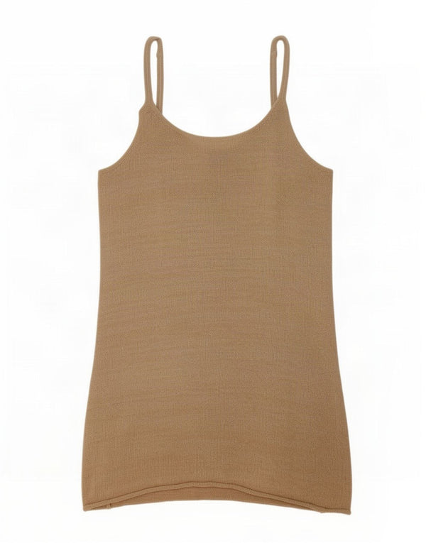 Zara Γυναικείο Slip Dress UK 10 Small Beige Nylon