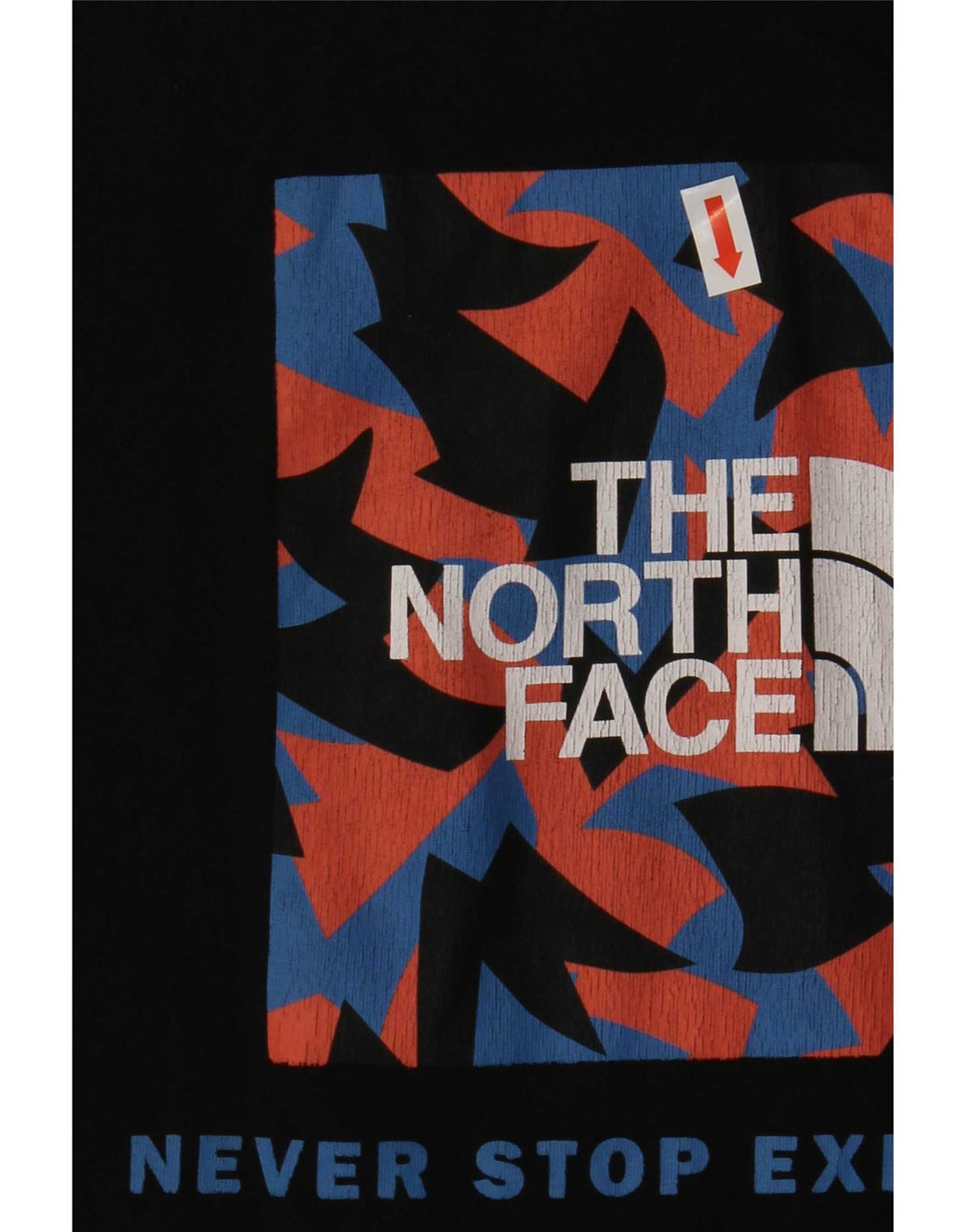 The North Face Mens Graphic T-Shirt Top Medium Black Cotton