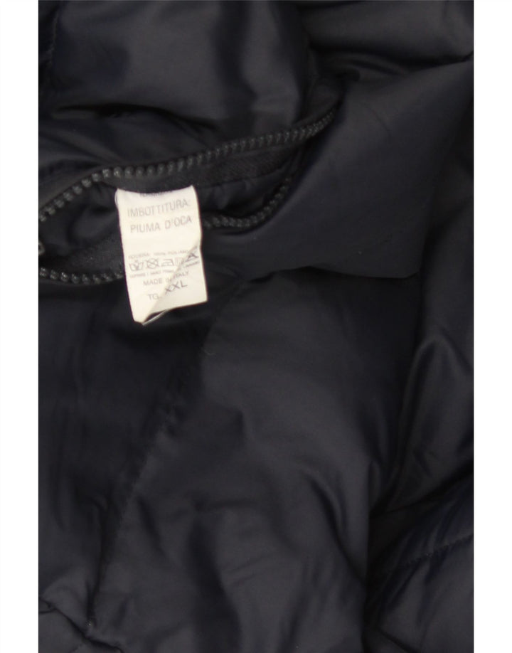 Fay Mens Padded Jacket UK 44 2XL Navy Blue Polyamide