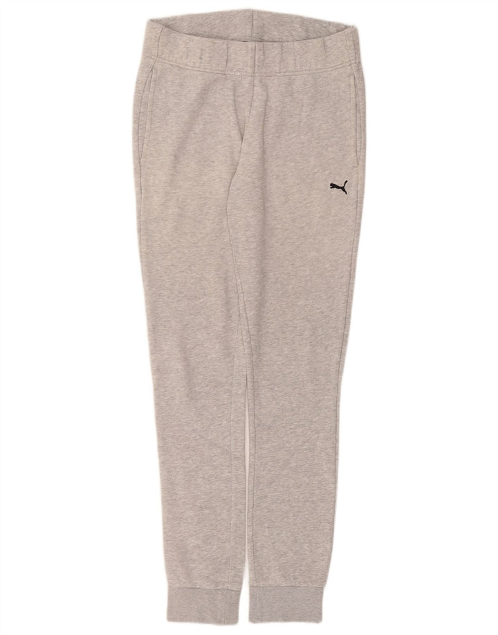 Damskie spodnie dresowe PUMA Joggers UK 10 Small Szary poliester