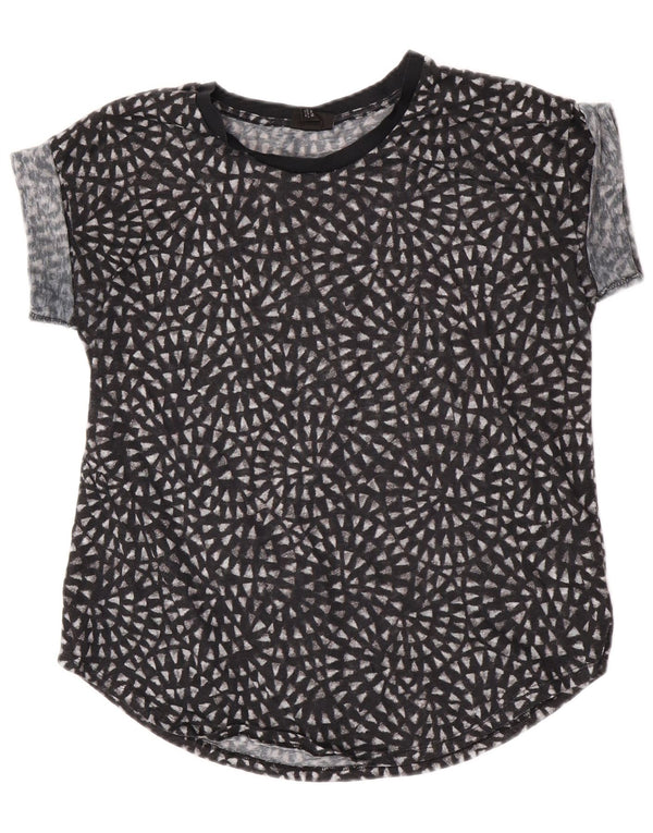 Mossimo Camicetta trasparente da donna Top UK 18 XL Poliestere nero