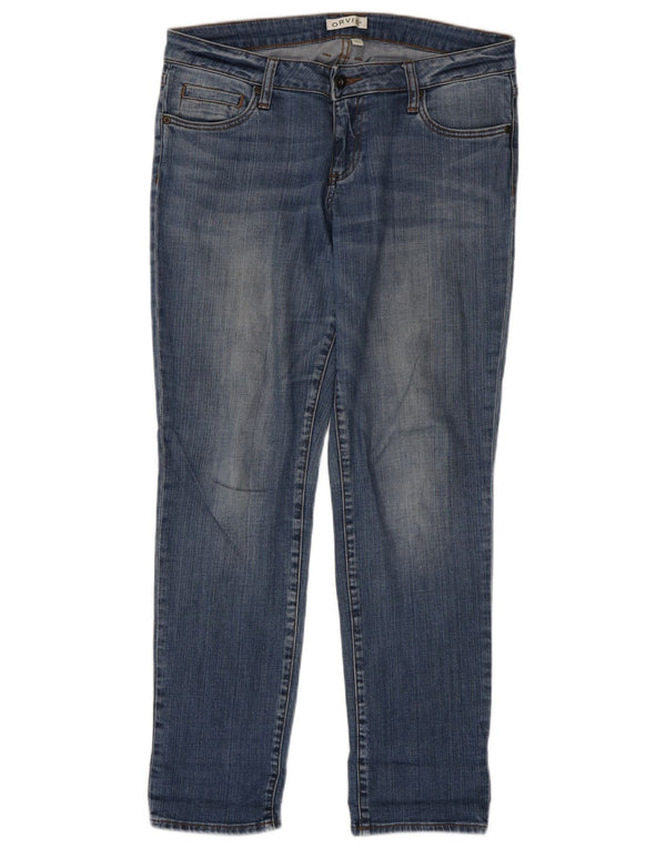 Orvis Damen Slim Jeans US 8 Medium W34 L30 Blaue Baumwolle