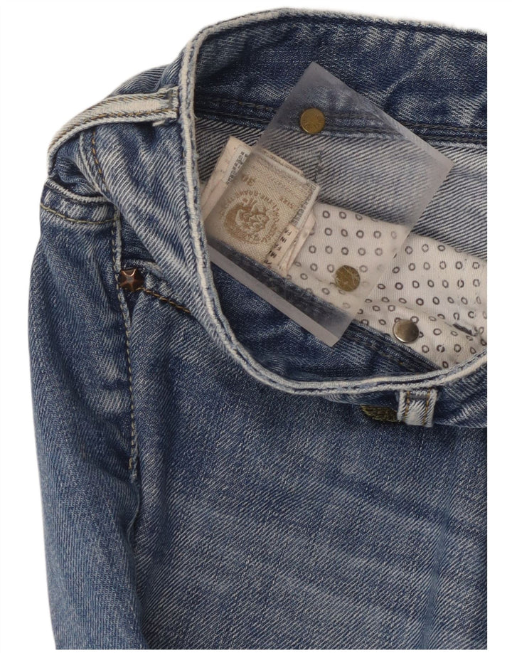 Diesel Damen Bootcut-Jeans W30 L27 Blaue Baumwolle