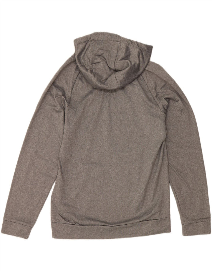 Nike Dri Fit hættetrøje til mænd, lille grå polyester