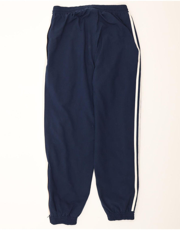 ADIDAS Mens Tracksuit Trousers Joggers Medium  Navy Blue Colourblock