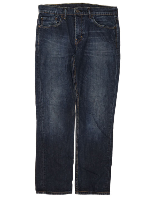 Мужские джинсы Levi's 511 Slim W33 L30 Темно-синие, хлопок