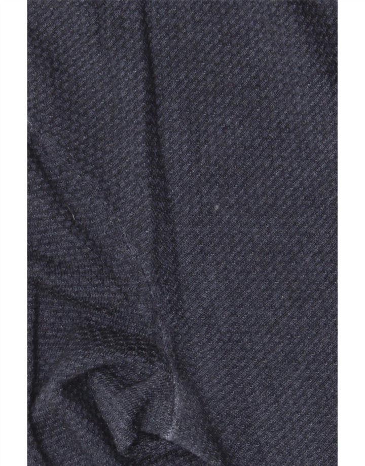 Hugo Boss Mens Crew Neck Jumper Sweater Medium Navy Blue Virgin Wool